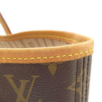 Louis Vuitton Tote Bag Neverfull MM Monogram Canvas Gold Brown Vintage — view 7