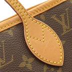 Louis Vuitton Tote Bag Neverfull MM Monogram Canvas Gold Brown Vintage — view 5