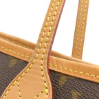 Louis Vuitton Tote Bag Neverfull MM Monogram Canvas Gold Brown Vintage — view 8