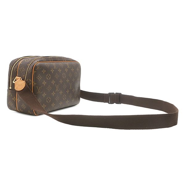 Louis Vuitton Shoulder Bag Reporter PM Monogram Canvas Gold Brown — view 2