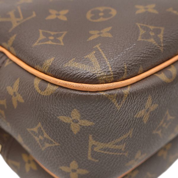 Louis Vuitton Shoulder Bag Reporter PM Monogram Canvas Gold Brown — view 4