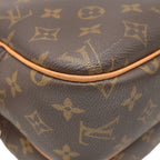 Louis Vuitton Shoulder Bag Reporter PM Monogram Canvas Gold Brown — view 4