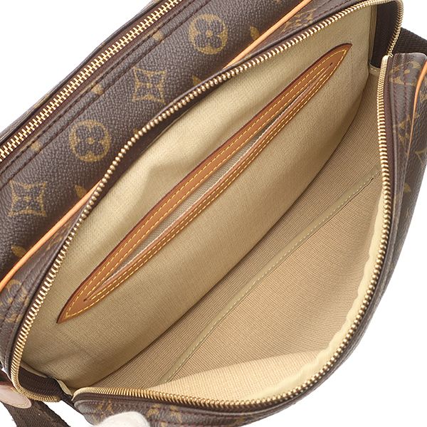Louis Vuitton Shoulder Bag Reporter PM Monogram Canvas Gold Brown — view 8