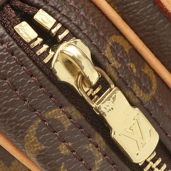Louis Vuitton Shoulder Bag Reporter PM Monogram Canvas Gold Brown — view 5