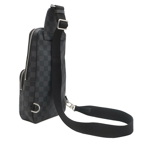 Louis Vuitton Belt Bag Avenue Damier Graphite Canvas Silver — view 2