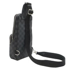 Louis Vuitton Belt Bag Avenue Damier Graphite Canvas Silver — view 2