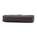 Saint Laurent 2-Way Bag Carre Leather Bordeaux Gold YSL Cassandra Handbag — view 3