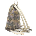 Gucci Backpack North Face Collaboration Nylon Leather Beige Multicolor Silver — view 2