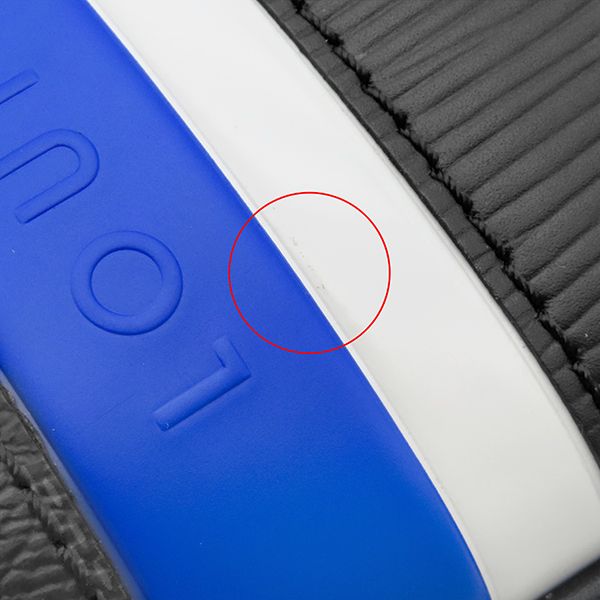 Louis Vuitton Belt Bag Epi Damier Graphite Canvas Silver Black Blue White Line — view 5