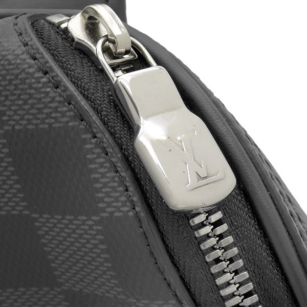 Louis Vuitton Belt Bag Epi Damier Graphite Canvas Silver Black Blue White Line — view 8