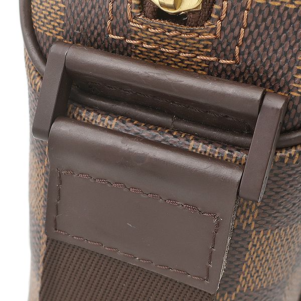 Louis Vuitton Shoulder Bag Olaf PM Damier Canvas Ebene Gold Brown — view 8
