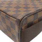 Louis Vuitton Shoulder Bag Olaf PM Damier Canvas Ebene Gold Brown — view 4