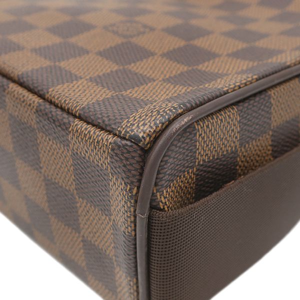 Louis Vuitton Shoulder Bag Olaf PM Damier Canvas Ebene Gold Brown — view 4