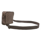 Louis Vuitton Shoulder Bag Olaf PM Damier Canvas Ebene Gold Brown — view 2