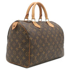 Louis Vuitton Handbag Speedy 30 Monogram Canvas Gold Brown — view 2
