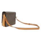 Louis Vuitton Shoulder Bag Cartouchiere GM Monogram Canvas Gold Brown — view 2