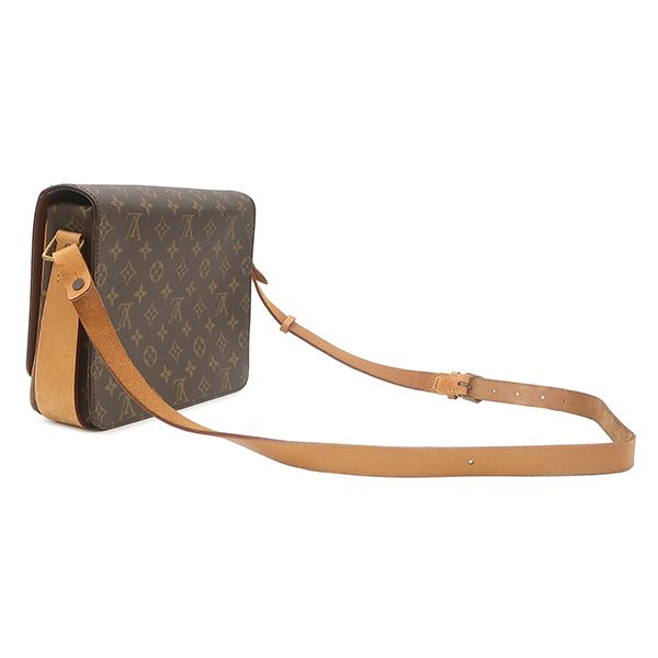 Louis Vuitton Shoulder Bag Cartouchiere GM Monogram Canvas Gold Brown — view 2