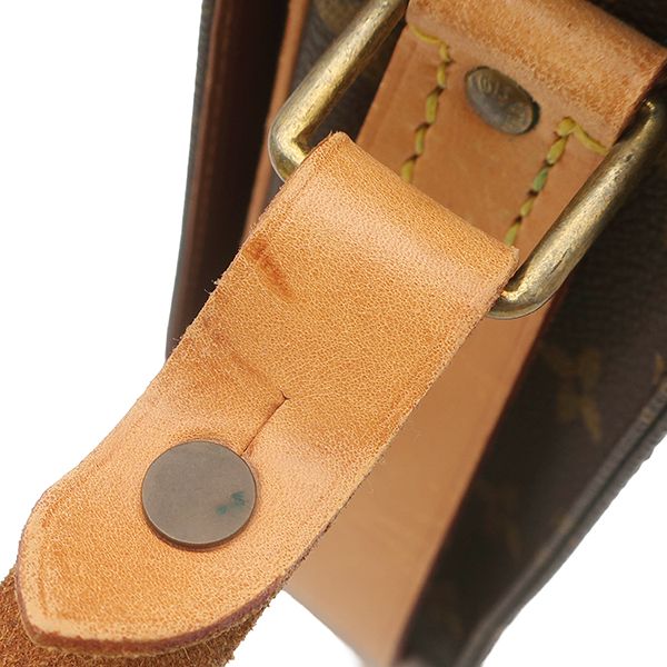 Louis Vuitton Shoulder Bag Cartouchiere GM Monogram Canvas Gold Brown — view 8