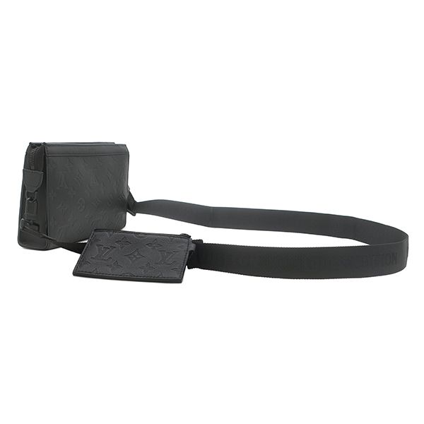 Louis Vuitton Shoulder Bag Gaston Wearable Wallet Leather Monogram Shadow Matte — view 2