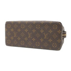Louis Vuitton 2-Way Bag Petit Palais PM Monogram Canvas Gold Brown Red Handbag — view 3