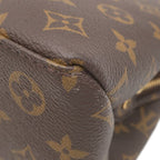 Louis Vuitton 2-Way Bag Petit Palais PM Monogram Canvas Gold Brown Red Handbag — view 4