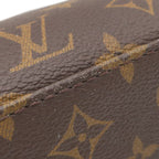 Louis Vuitton 2-Way Bag Petit Palais PM Monogram Canvas Gold Brown Red Handbag — view 5