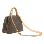 Louis Vuitton 2-Way Bag Petit Palais PM Monogram Canvas Gold Brown Red Handbag — view 2