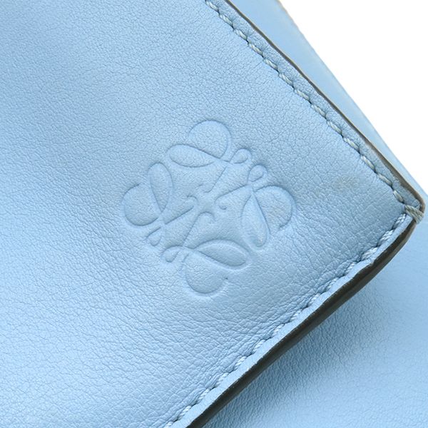 Loewe Belt Bag Anton Sling Leather Blue Silver — view 5