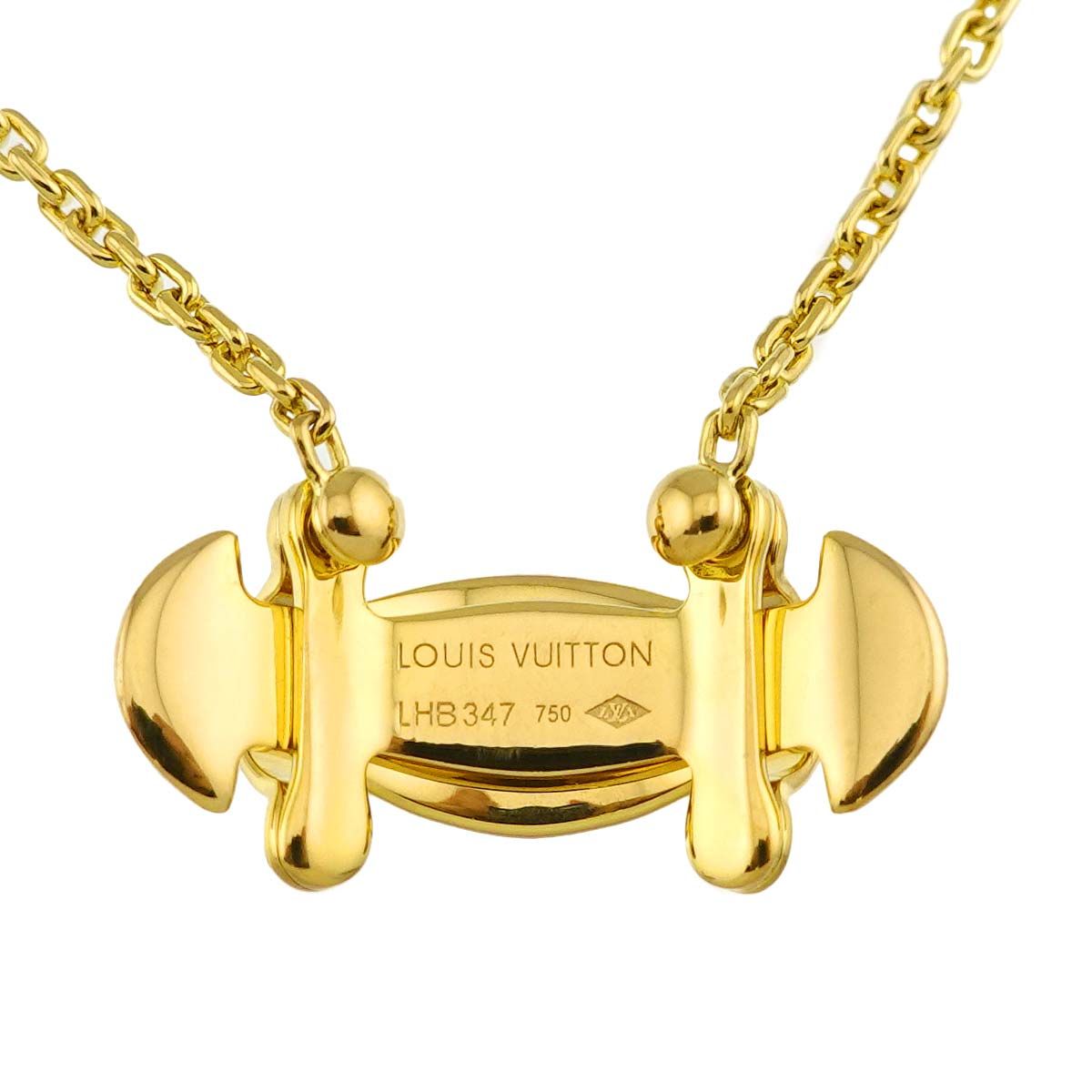 Louis Vuitton Stand by Me Necklace 18k Yellow Gold — view 4