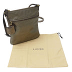 Loewe Shoulder Bag Leather Bronze Metallic Gray — view 7