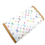 Louis Vuitton Porte Tresor International Multicolor Blanc Trifold Wallet — view 7
