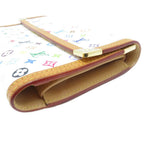 Louis Vuitton Porte Tresor International Multicolor Blanc Trifold Wallet — view 5