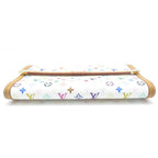 Louis Vuitton Porte Tresor International Multicolor Blanc Trifold Wallet — view 3