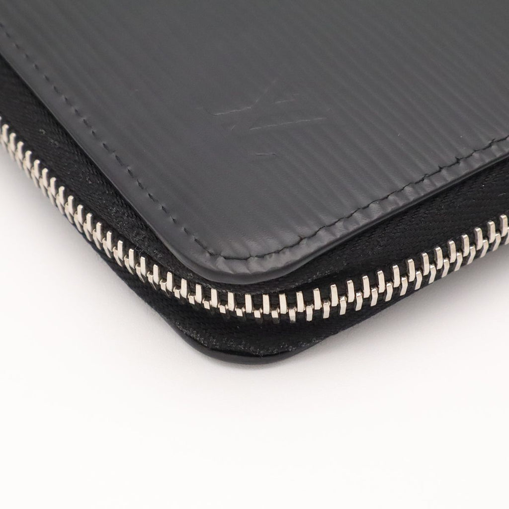 Louis Vuitton Epi Zippy Wallet Vertical Zip Around Leather Noir Black — view 3