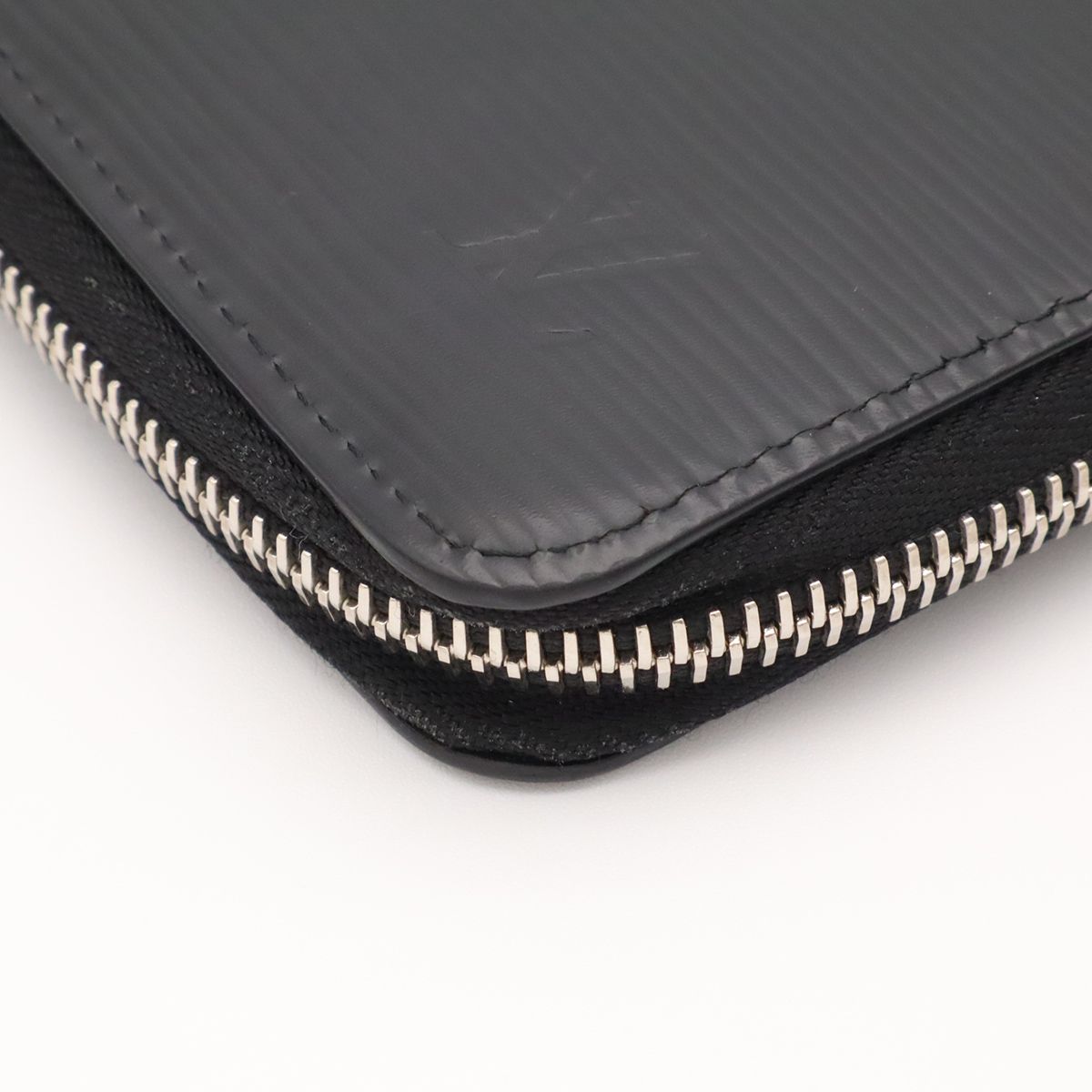 Louis Vuitton Epi Zippy Wallet Vertical Zip Around Leather Noir Black — view 3