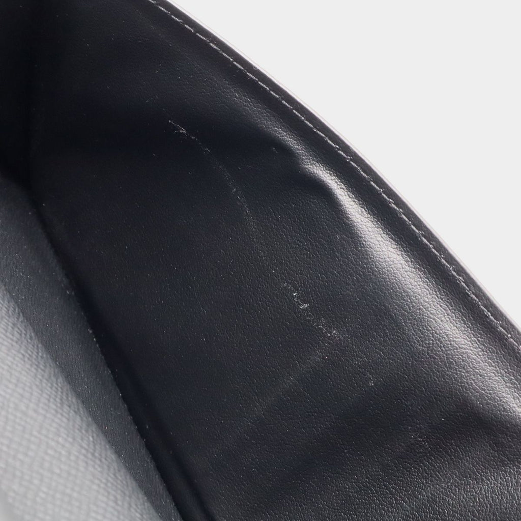 Louis Vuitton Epi Zippy Wallet Vertical Zip Around Leather Noir Black — view 7