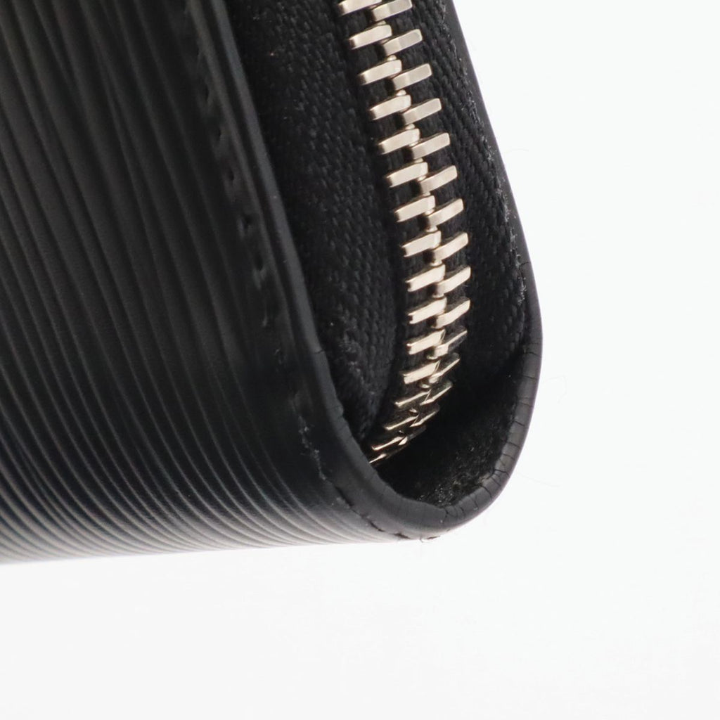 Louis Vuitton Epi Zippy Wallet Vertical Zip Around Leather Noir Black — view 5