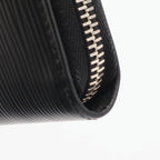 Louis Vuitton Epi Zippy Wallet Vertical Zip Around Leather Noir Black — view 5