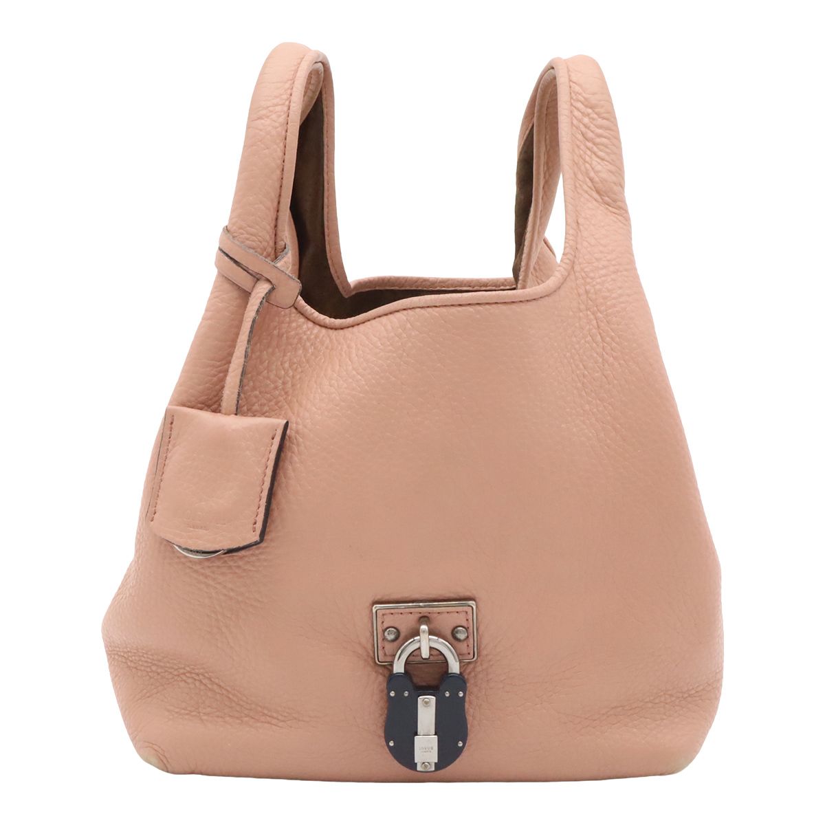 Loewe Karie PM Handbag Nappa Leather Pink Silver