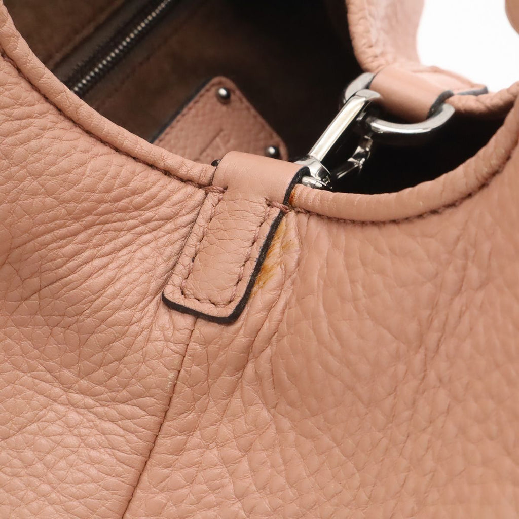 Loewe Karie PM Handbag Nappa Leather Pink Silver — view 6