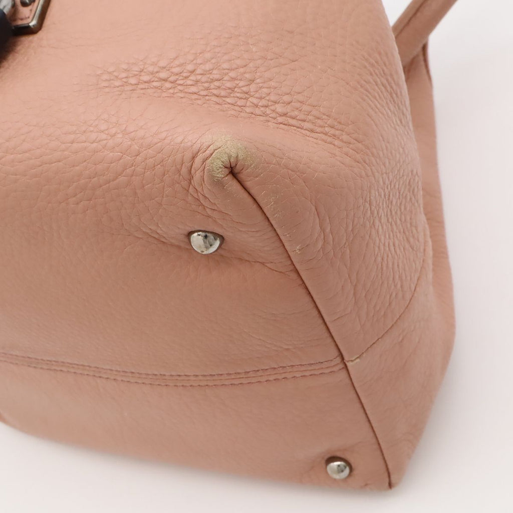 Loewe Karie PM Handbag Nappa Leather Pink Silver — view 3