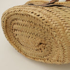 Loewe Basket Bag Large Handbag Palm Leaf Leather Natural Tan Brown — view 3