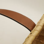 Loewe Basket Bag Large Handbag Palm Leaf Leather Natural Tan Brown — view 6