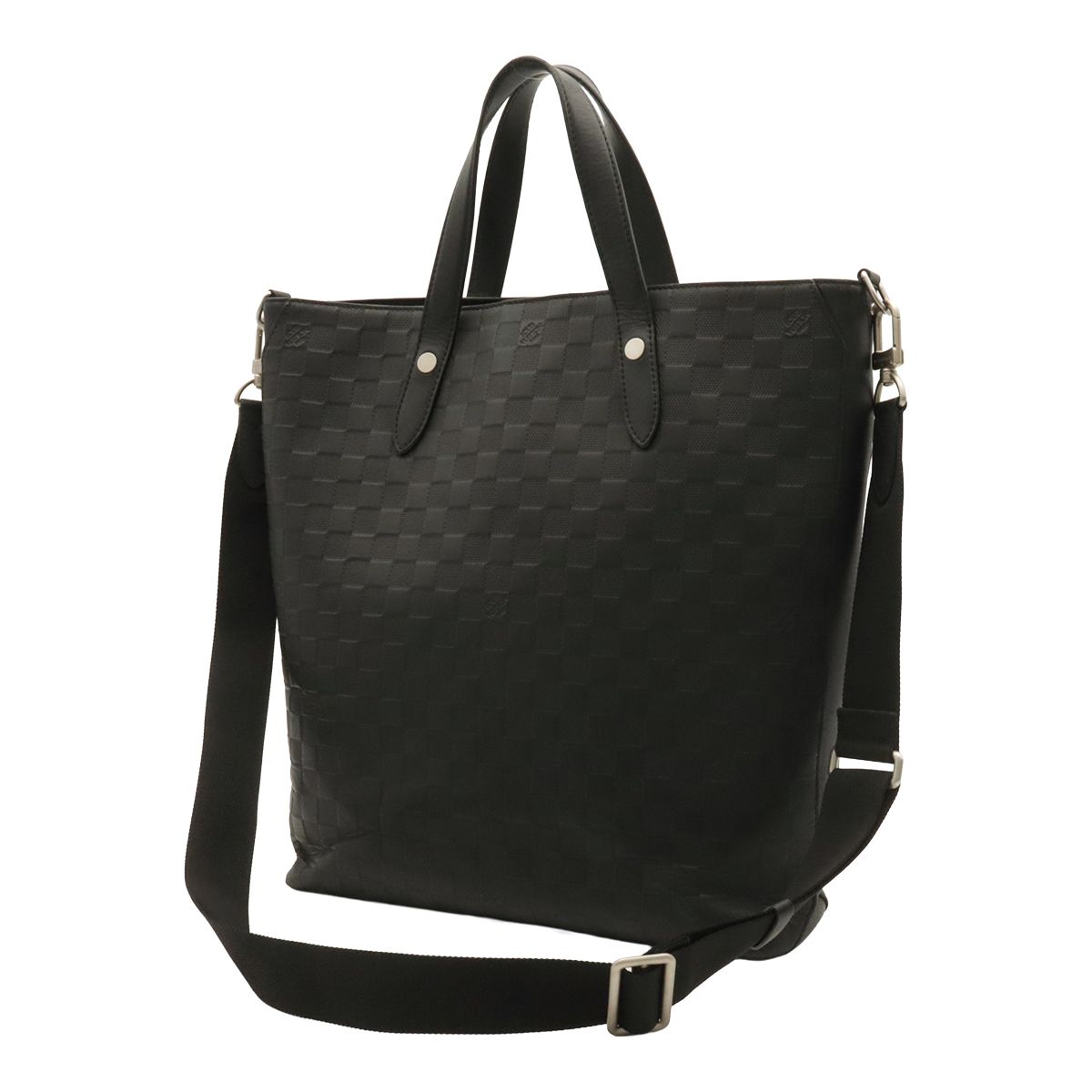 Louis Vuitton Damier Infini Apollo Tote Large 2-Way Shoulder Bag Onyx Black — view 2