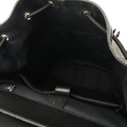 Gucci Soft GG Supreme Sherry Line Backpack Leather Black Gray — view 8