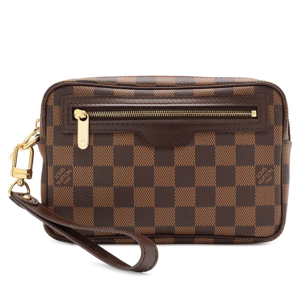 Louis Vuitton Damier Pochette Billet Macao Clutch Handbag Business