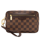 Louis Vuitton Damier Pochette Billet Macao Clutch Handbag Business