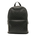 Gucci Guccissima Backpack Leather Black Silver