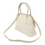 Hermes Bolide 27 Mini Bag 2-Way Pochette Epsom White Silver — view 2