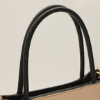 Fendi Shopping Small 2-Way Shoulder Bag Crossbody Leather Pink Black Gold — view 6